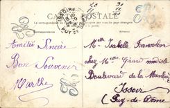 CPA Vernet Lavarenne Castle of Mount Fort