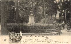 CPA Arcachon Buste et place Bremontier