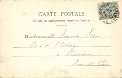 CPA Reims Train station and Statue Colbert