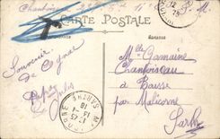 CPA Cognac two Tours of the old bridge