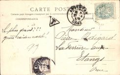 CPA the mans Place Saint Michel House Renaissance