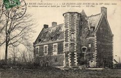CPA La Riche Le plessis lez Tours Restes du chateau 