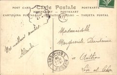 CPA La Riche Le plessis lez Tours Restes du chateau 