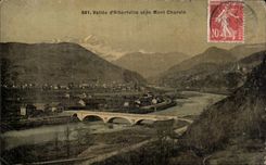 CPA Valley of Albertville and the Charvin mount