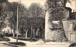 Laon CPA Gate of Soissons and the leaning tower