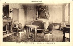 CPA Versailles Large Trianon Room of Marie Antoinette