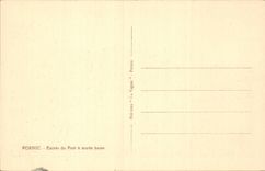 CPA Pornic Entree of the port has low tide