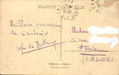 CPA Carhaix ker Ahes the church of Plouguer