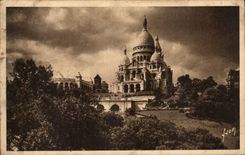 CPA Paris Basilique du Sacre Coeur de Montmartre