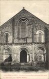 CPA Parthenay the old Frontage of the old abbey church