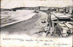 CPA Biarritz the beach