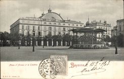 CPA Bayonne Places of weapons and the theater