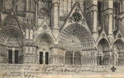 CPA Bourges Gatter und Kathedrale