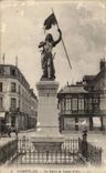 CPA Compiegne Statue von Jeanne des Bogens