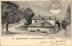 CPA Capvern les Bains alte Einrichtung der Erfrischungsstab