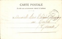 CPA Nizza Kaskaden des Schlosses