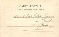 Libourne CPA Tourny Kurs und Statue des Kapitans Oscar von Gereaux