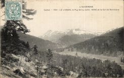 CPA Auvergne Cantal Livran Puy Griou and the collar of Trout