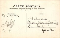 CPA Auvergne Cantal Livran Puy Griou and the collar of Trout