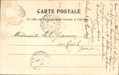 CPA Luchon Cascades of the heart