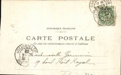 CPA Dijon Garibaldi Monument