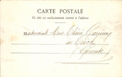 CPA Nizza vom Einfassungsbor das Schloss und den Eingang des Hafens gesehen