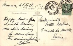 CPA Saumur the castle Seen from of the chestnut tree