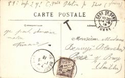 CPA Sens Panoramic View of the bridge and the island of Yonne On the right the church Saint Maurice