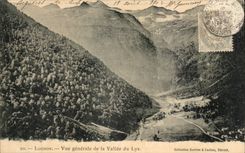 CPA Luchon View of the valley of the Lily
