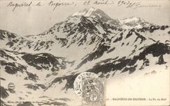 CPA Bagneres de Bigorre the peak of Midday