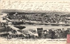 CPA Montereau on Yonne View taken of Surville