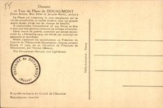 CPA Ossuary and turn of the headlight of Douamont