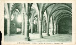 CPA Mont Saint Michel Room Abbey of the knights
