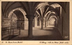 CPA Mont Saint Michel Village hall Abbey