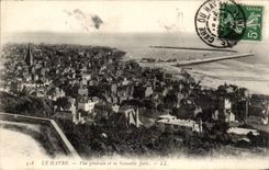 CPA Le Havre View and the new pier