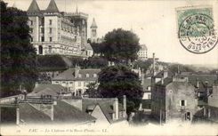 CPA Pau the castle and the low Plant