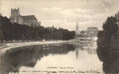 CPA Auxerre gesehen auf Yonne