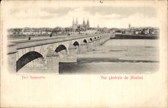 CPA View of Moulins Regemortes Bridge