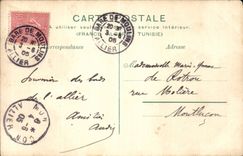 CPA View of Moulins Regemortes Bridge