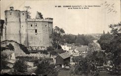 CPA Clisson das alte Schloss und das Tal von trennt sich