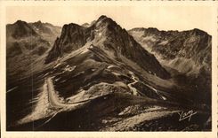 Der Kragen Pyrenees-CPA von Tourmalet und die Spitze von Espade Bagneres de Bigorre Barreges