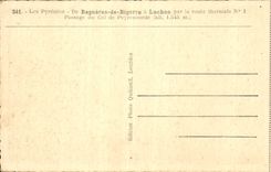 Die Pyrenees CPA De Bagneres de Bigorre hat Luchon Durchgang des Kragens von Peyresourde
