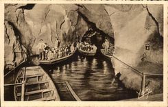 The Pyrenees CPA Caves of Betharram the river soutteraine
