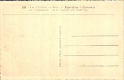 The Pyrenees CPA Route of Pierrefitte has Cauterets the Snail and Peguere