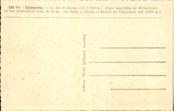 Die Pyrenees CPA Cauterets der See von gaube