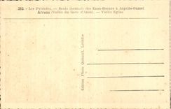 Arrens CPA alte Kirche