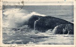 CPA Biarritz Effet de vague