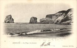 CPA Hendaye the beach twins