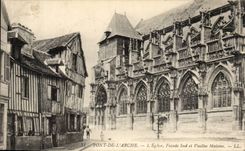 CPA Bridge of the Arch the church Southern Frontage and Old houses