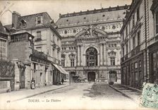 CPA Tours Le theatre